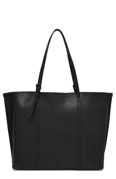 Shop Thacker Thacker Kay Leather Tote In Black