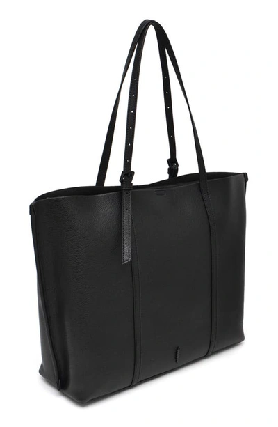 Shop Thacker Thacker Kay Leather Tote In Black