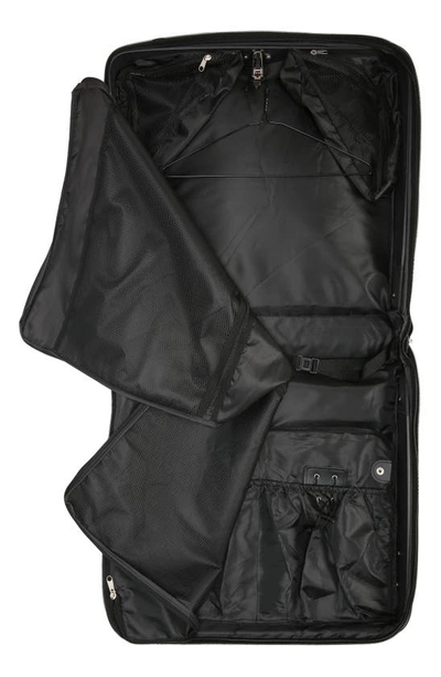 Shop Geoffrey Beene Rolling Garment Bag In Black