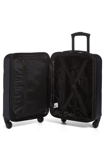 Geoffrey Beene 3-piece Puffer Bag & Spinner Luggage Set In Navy