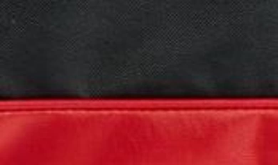 Geoffrey Beene Jumbo 36" Duffle Bag In Black W/ Red