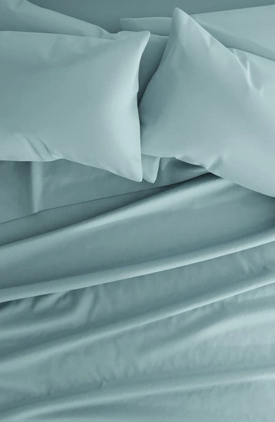 Homespun Premium Ultra Soft 6 Piece Microfiber Solid Sheet Set In Ocean