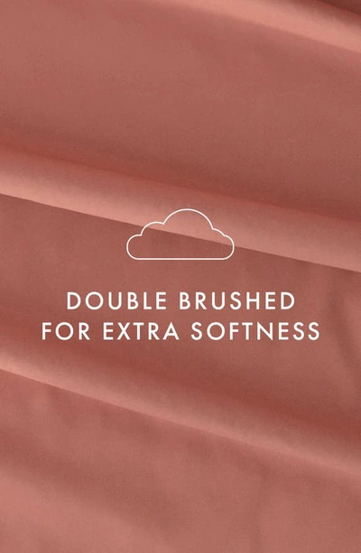 Homespun Premium Ultra Soft 6 Piece Microfiber Solid Sheet Set In Clay