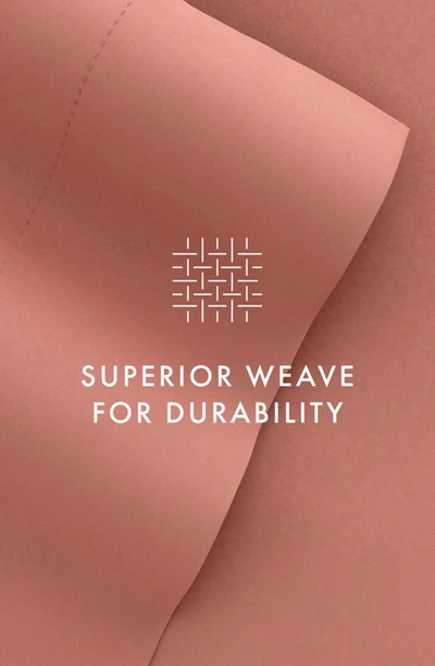 Homespun Premium Ultra Soft 6 Piece Microfiber Solid Sheet Set In Clay