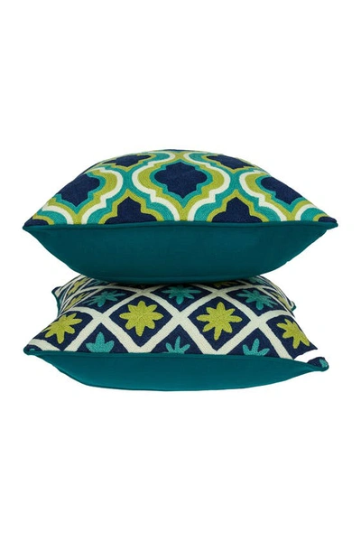 Parkland Collection Handmade Muja Traditional Pillow In Multicolor