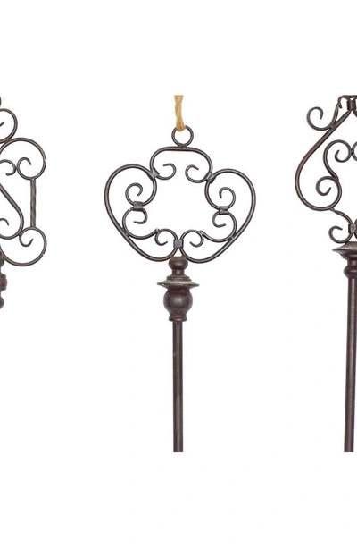 Shop Sonoma Sage Home Black Metal Key Wall Decor With Rope Hanger