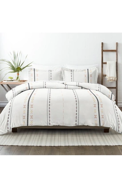 Shop Homespun Home Collection Premium Ultra Duvet Set In Clay