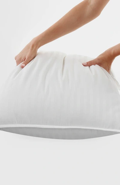 Homespun Home Spun Plush Down Alternative Gel Fiber Pillows In White