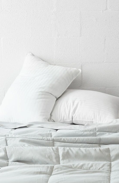 Homespun Home Spun Plush Down Alternative Gel Fiber Pillows In White