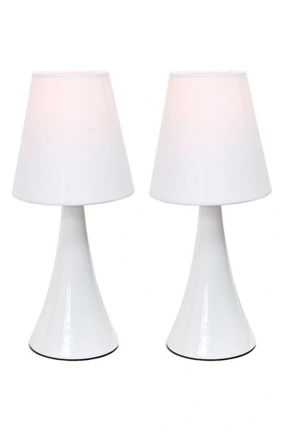 Shop Lalia Home Valencia Colors Mini Lamps In White