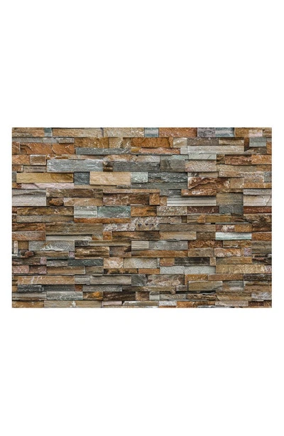 Shop Wallpops Stone 8-panel Wall Mural In Neutral