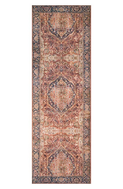 Loloi Ii Layla Accent Rug In Red / Navy