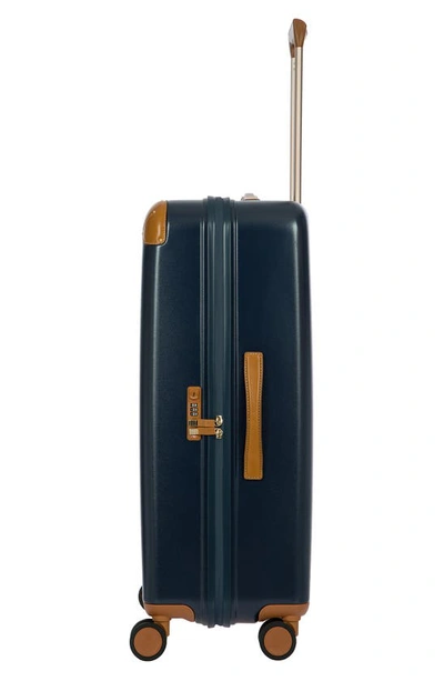 Shop Bric's Amalfi 30" Spinner Suitcase In Blue/ Tan