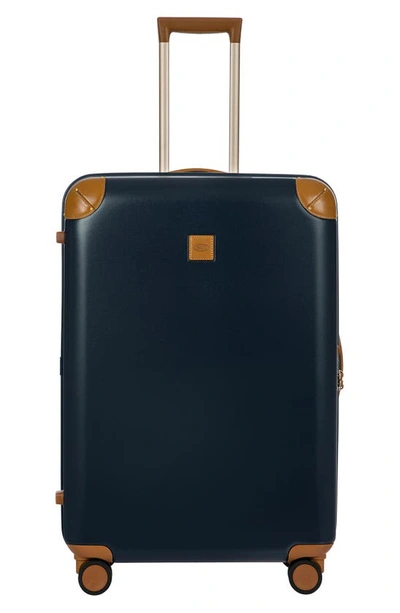 Shop Bric's Amalfi 30" Spinner Suitcase In Blue/ Tan