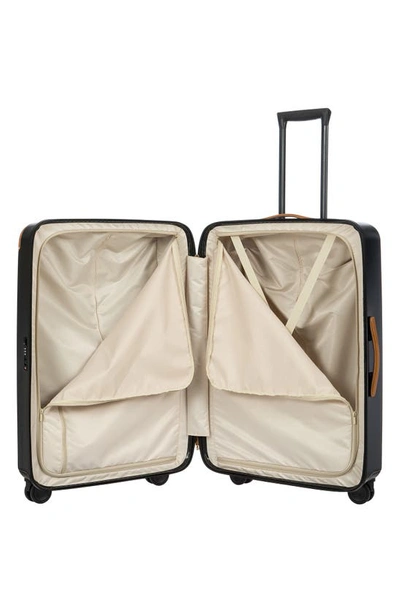 Shop Bric's Amalfi 30" Spinner Suitcase In Black/ Tan
