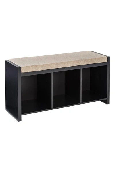 Shop Honey-can-do 3-cube Storage Bench In Black