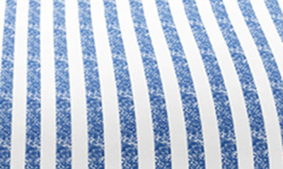 Homespun Premium Ultra Soft 3-piece Puffed Rugged Stripes Duvet Cover Set In Navy