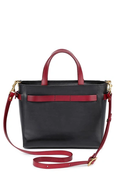 Shop Old Trend Westland Leather Mini Tote In Black
