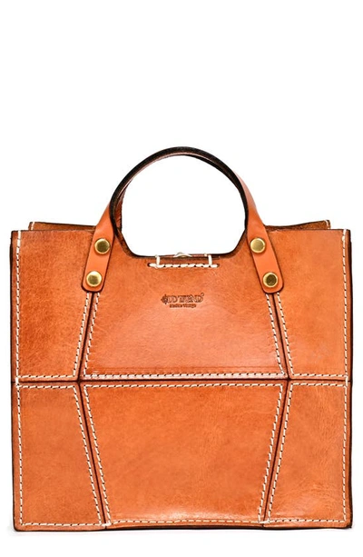 Shop Old Trend Rosa Transport Leather Tote In Caramel
