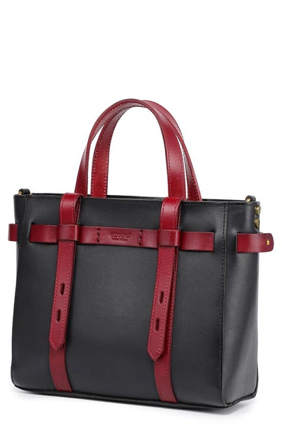 Shop Old Trend Westland Leather Mini Tote In Black