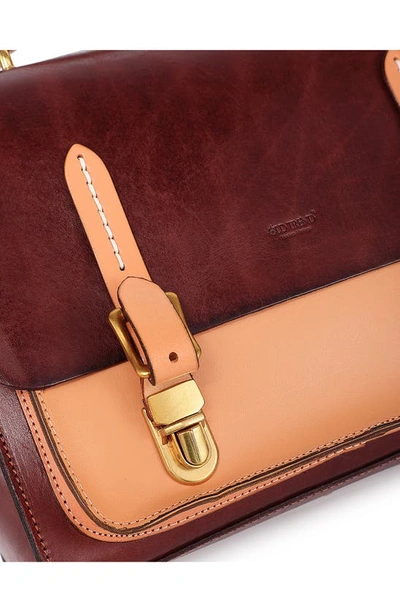 Shop Old Trend Alder Leather Briefcase In Brown