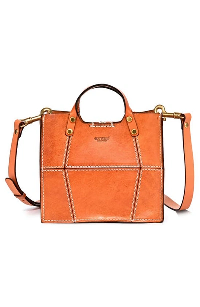 Shop Old Trend Rosa Transport Leather Tote In Caramel