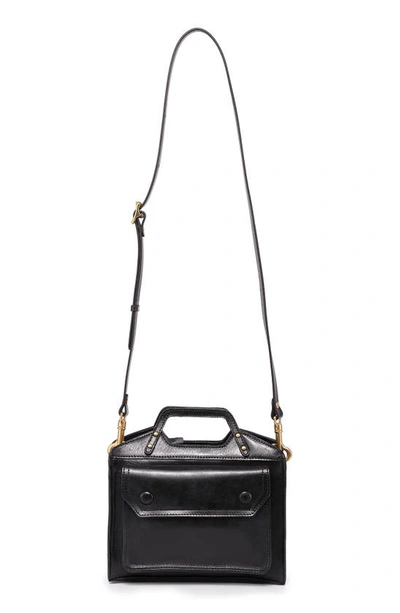 Shop Old Trend Basswood Leather Mini Tote In Black