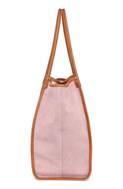 Shop Old Trend Pine Hill Leather Tote In Blush