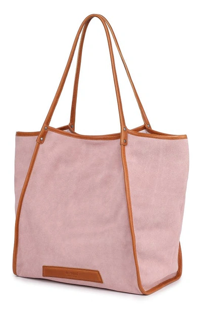 Shop Old Trend Pine Hill Leather Tote In Blush