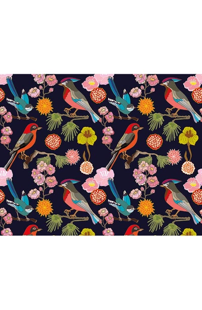 Shop Wallpops Floral Birds Wall Mural In Multicolor