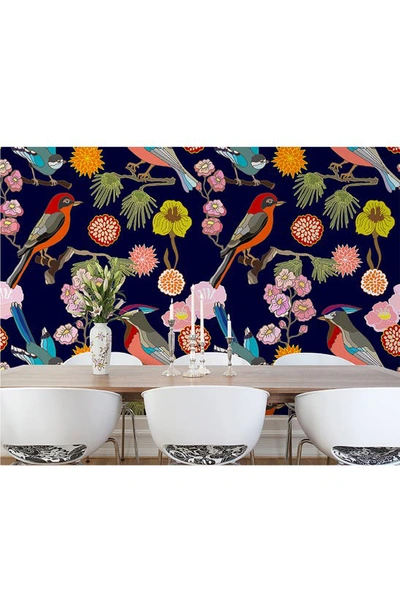Shop Wallpops Floral Birds Wall Mural In Multicolor