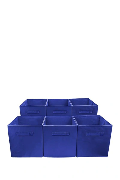 Sorbus Royal Blue Foldable Storage Cube Basket Bin In Royal Blue
