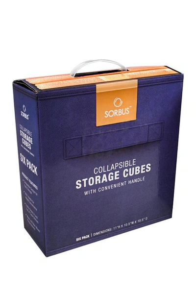 Sorbus Royal Blue Foldable Storage Cube Basket Bin In Royal Blue
