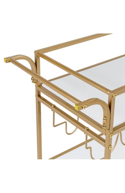 Shop Honey-can-do 3-tier Bar Cart In Gold