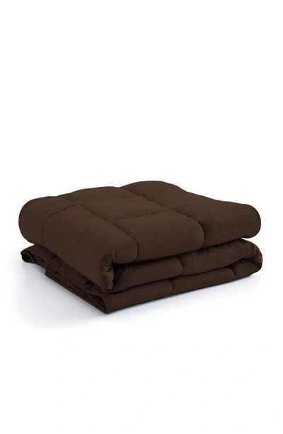Southshore Fine Linens Vilano Down Alternative Comforter In Chocolate Brown