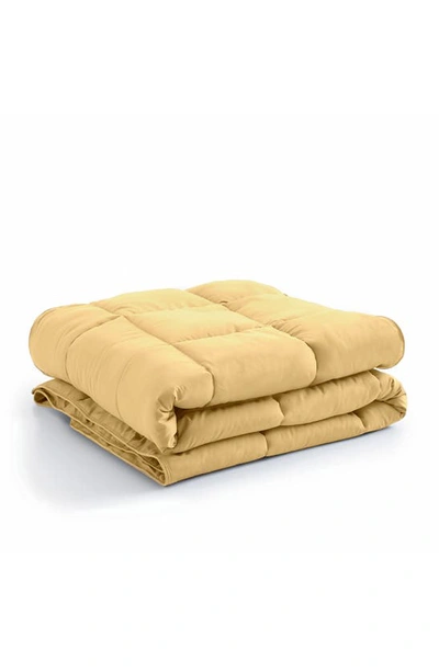 Shop Southshore Fine Linens Vilano Down Alternative Comforter In Gold