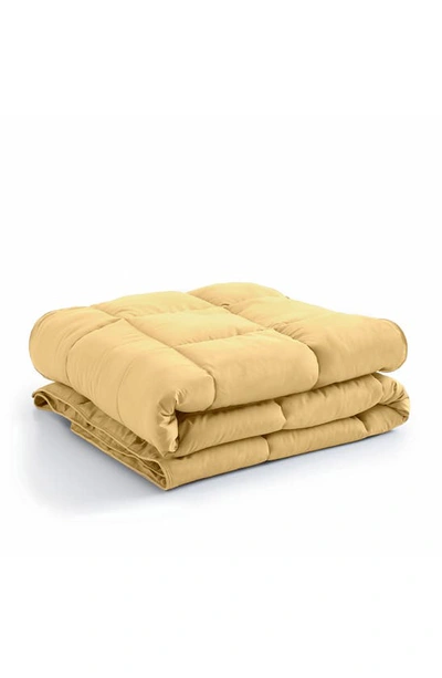 Southshore Fine Linens Vilano Down Alternative Comforter In Gold