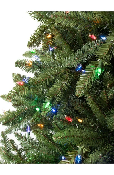 Tree Classics By Balsam Hill Artificial Pre-lit Color Blast Balsam Spruce Tree In Green