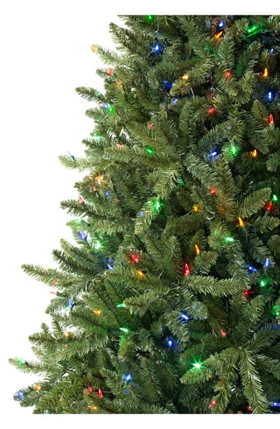 Tree Classics By Balsam Hill Artificial Pre-lit Color Blast Balsam Spruce Tree In Green