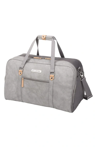 Shop Petunia Pickle Bottom Inter-mix Live For The Weekend Bag In Pewter