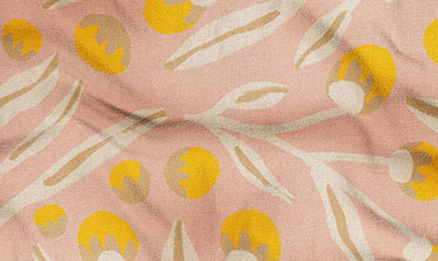 Deny Designs Alisa Galitsyna Berries Peach Throw Blanket In Multi