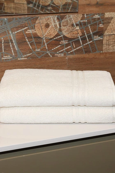 Linum Home Textiles Denzi Bath Sheet In White