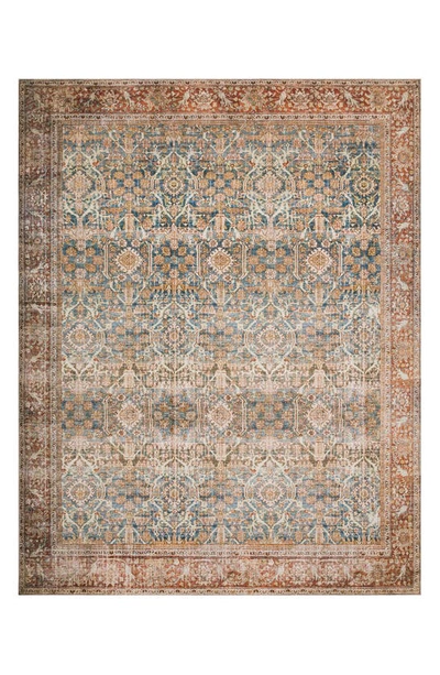 Loloi Ii Layla Rug In Ocean / Rust