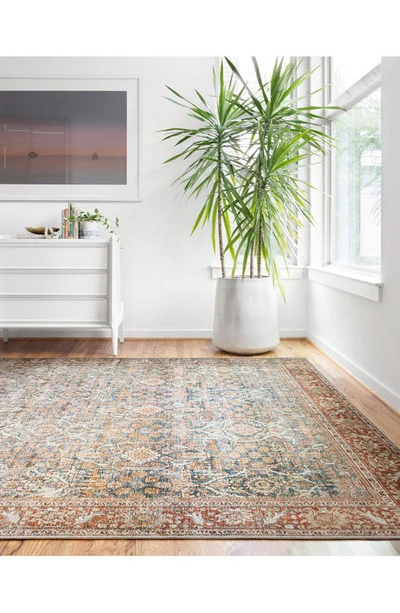 Loloi Ii Layla Rug In Ocean / Rust