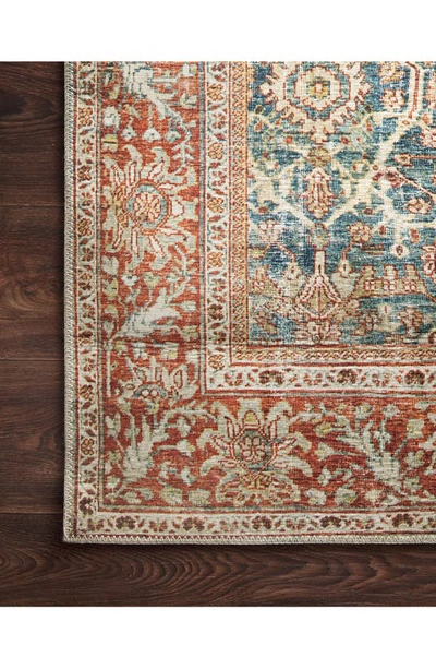 Loloi Ii Layla Rug In Ocean / Rust