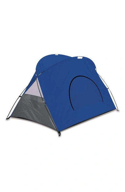 Picnic Time Cove Blue Sun Shelter In Blue/gray/silver