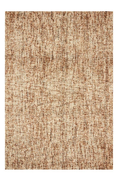 Loloi Harlow Wool Rug In Rust / Charcoal