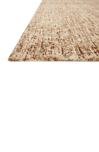 Loloi Harlow Wool Rug In Rust / Charcoal