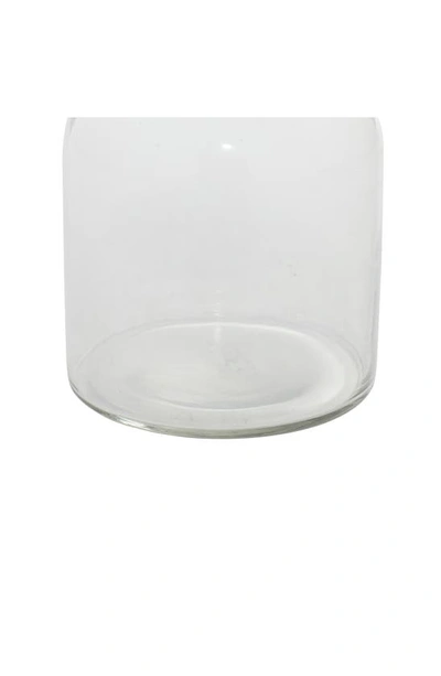 Shop Sonoma Sage Home Clear Glass Contemporary Decorative Jar