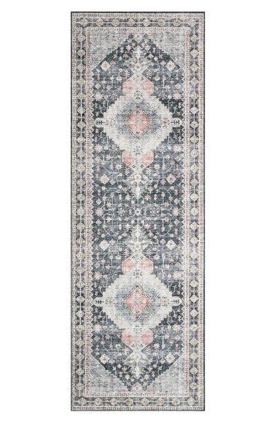 Loloi Skye Collection Rug In Charcoal / Multi